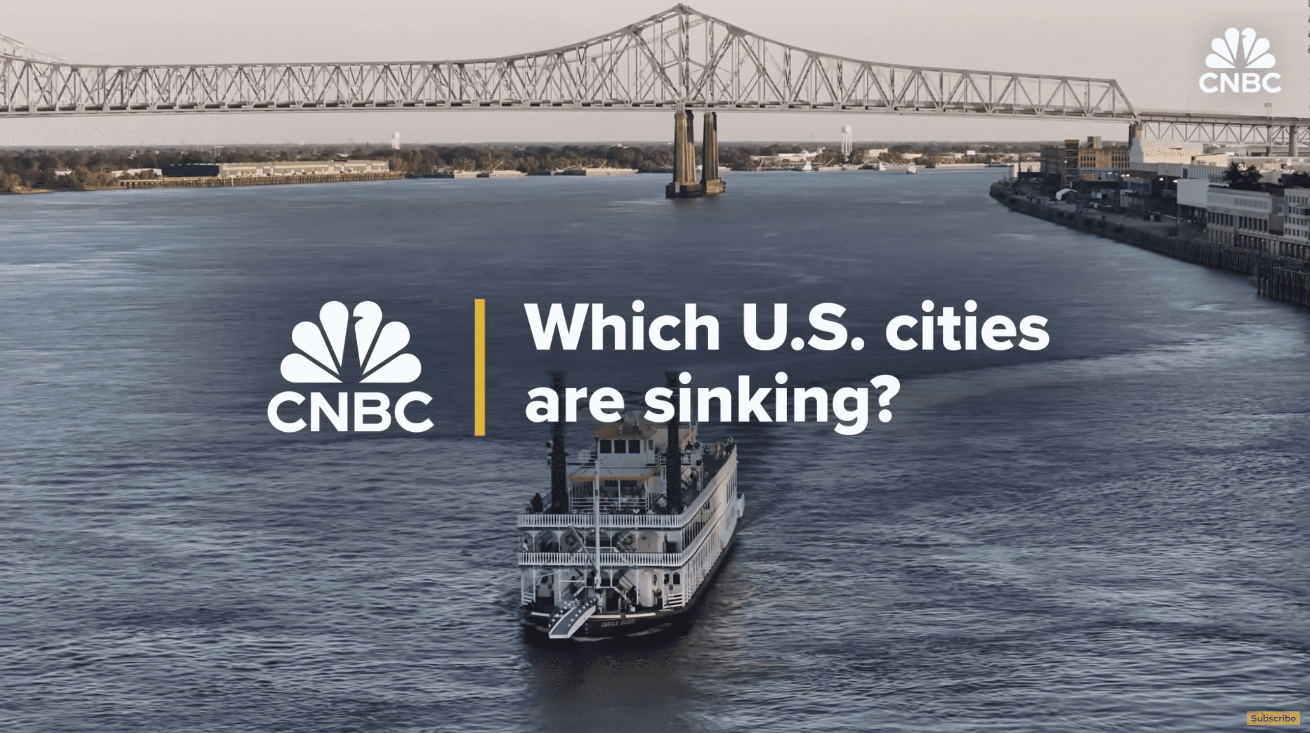 US cities are sinking