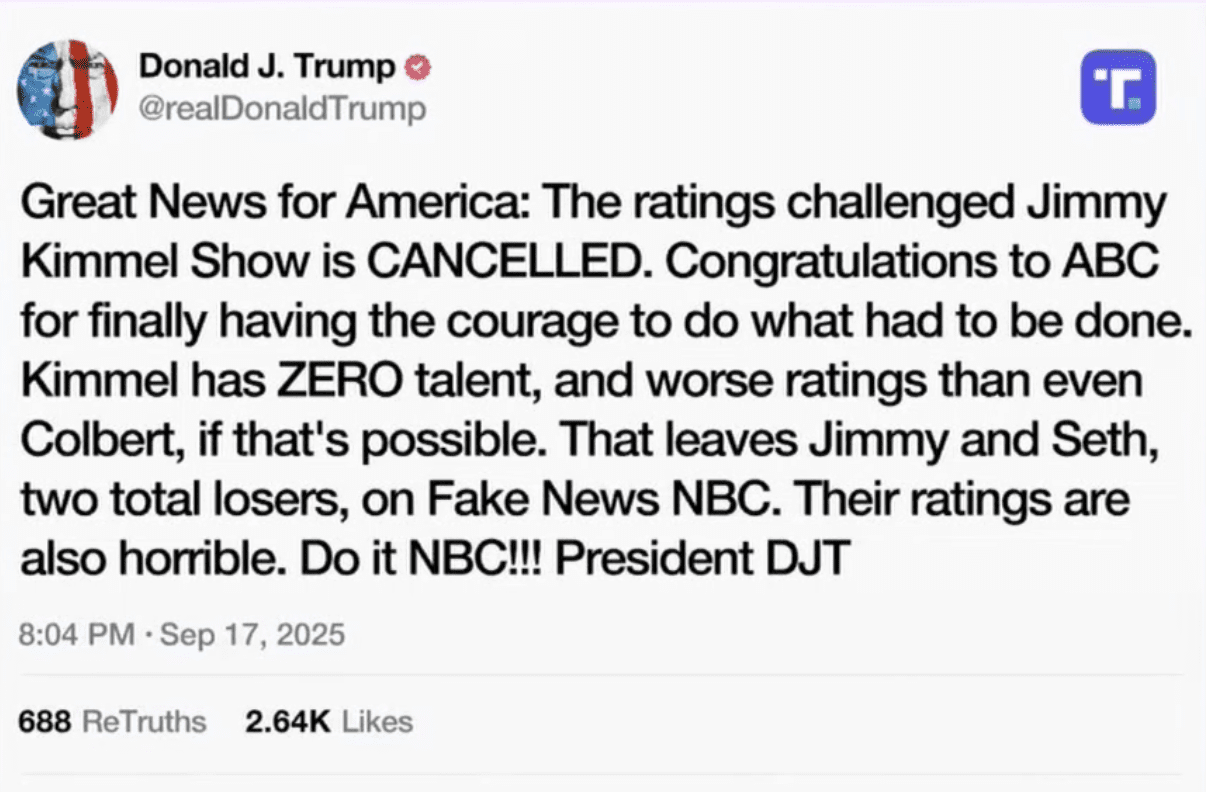 Donald Trump Calls for Seth Meyers and Jimmy Fallon to be Fired.