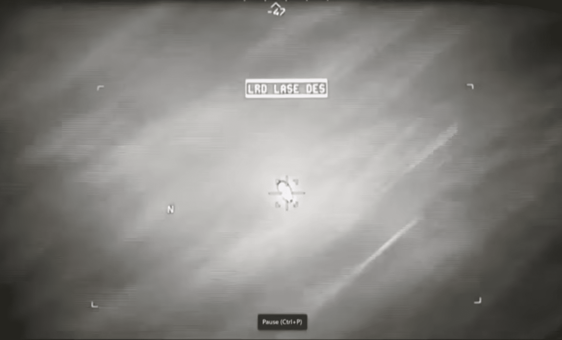UFO hit with hellfire missile