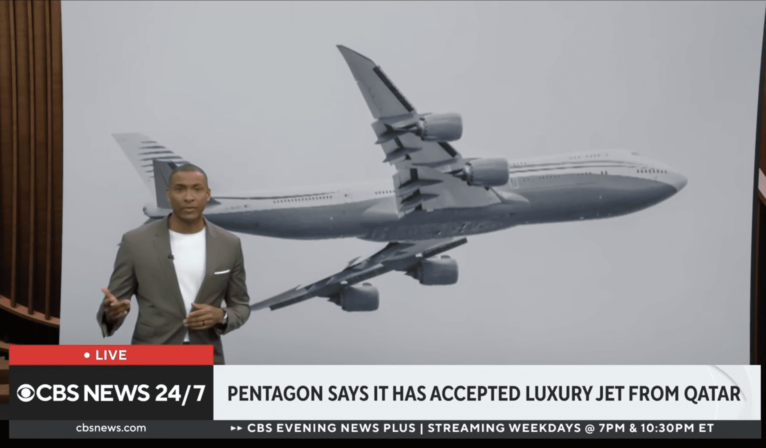Qatar Plane Gift