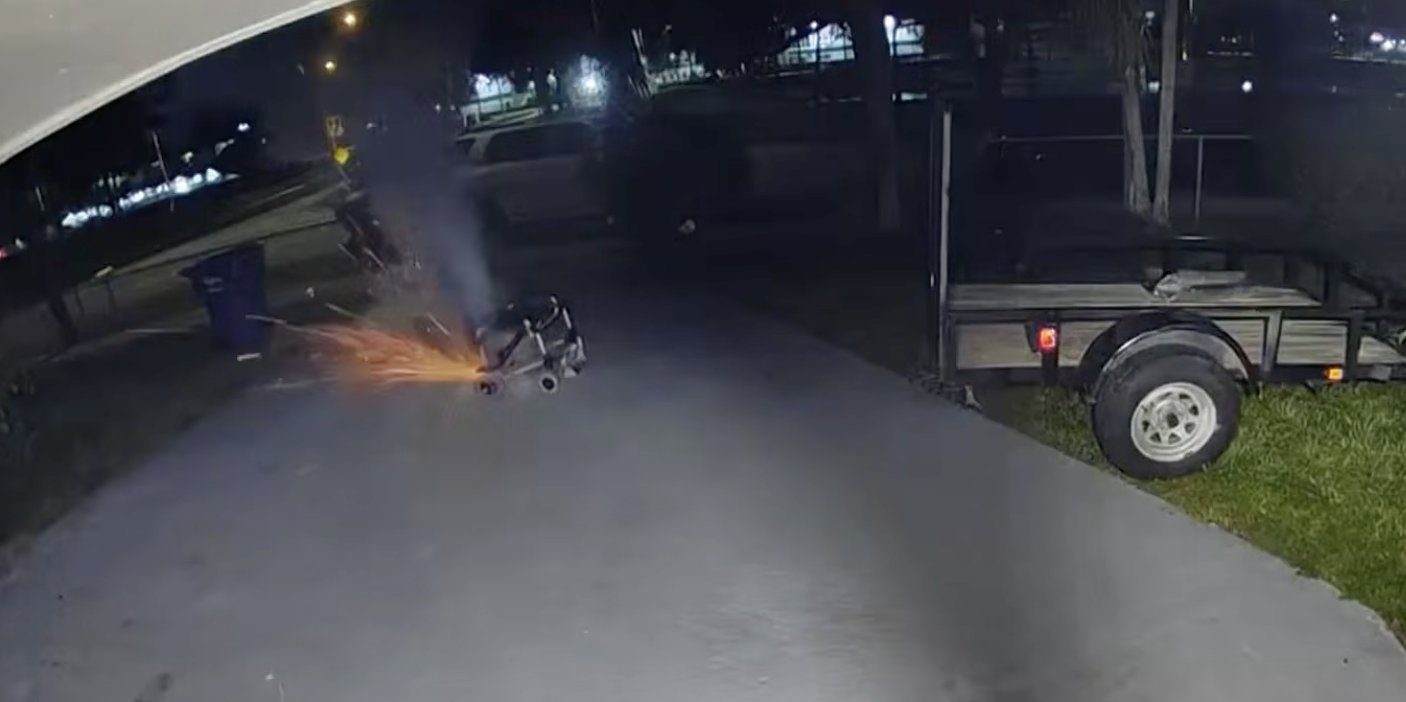 Electric wheelchair explodes in driveway of Florida home