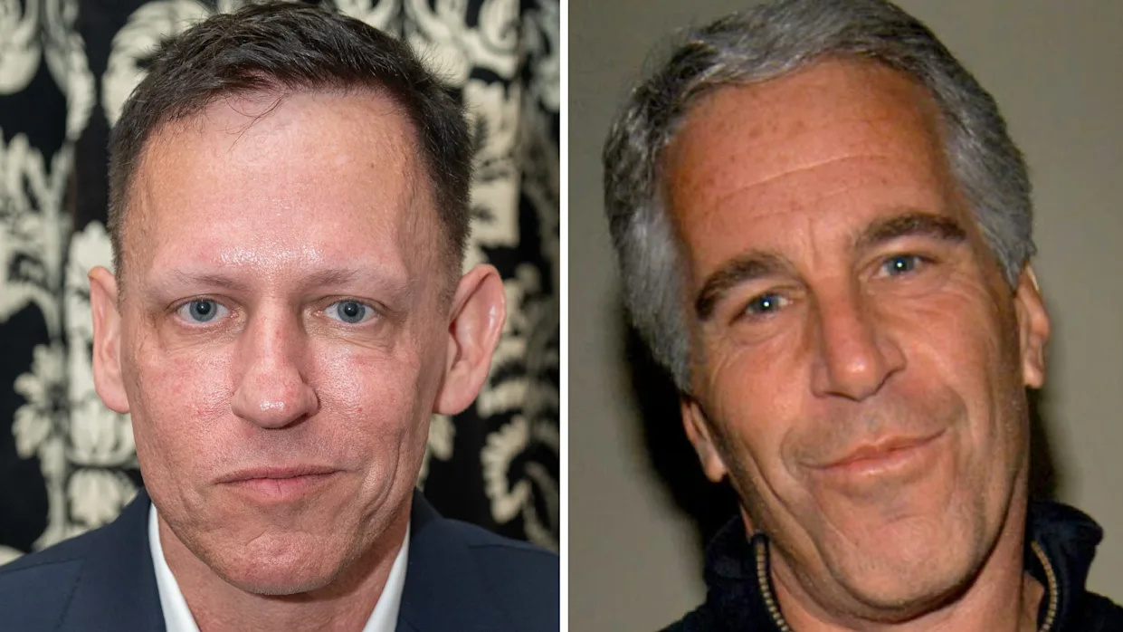 Peter Thiel and Jeffrey Epstein