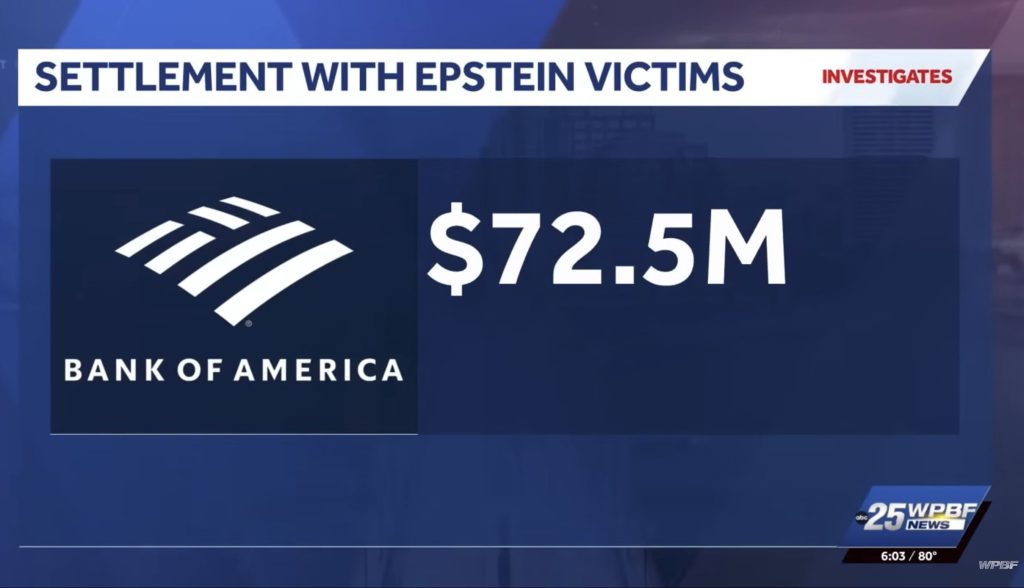 Bank of America Epstein Settlement