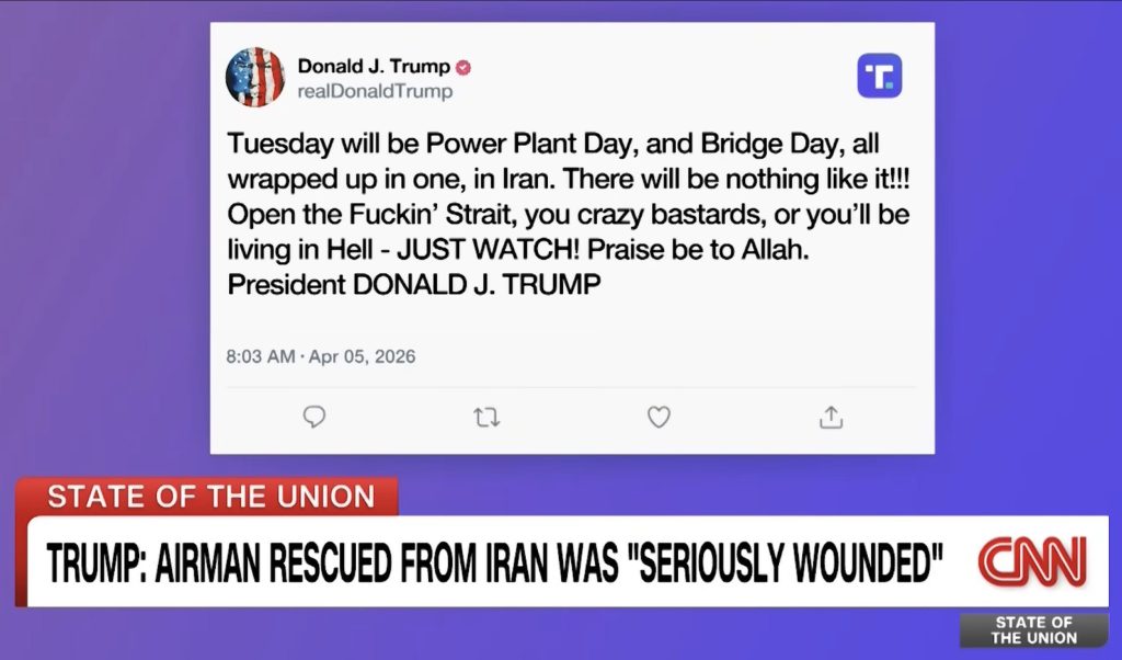 Trump Iran Truth Social Posts