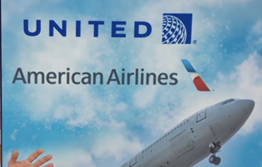 United, American Airlines