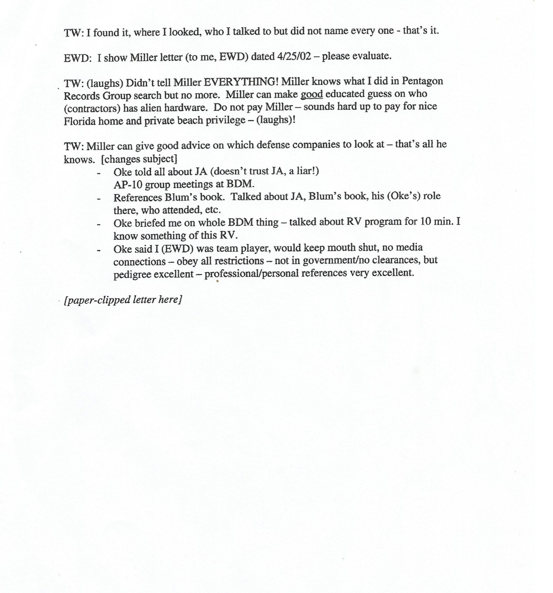 The Wilson-Davis Memo Transcript - Page 2