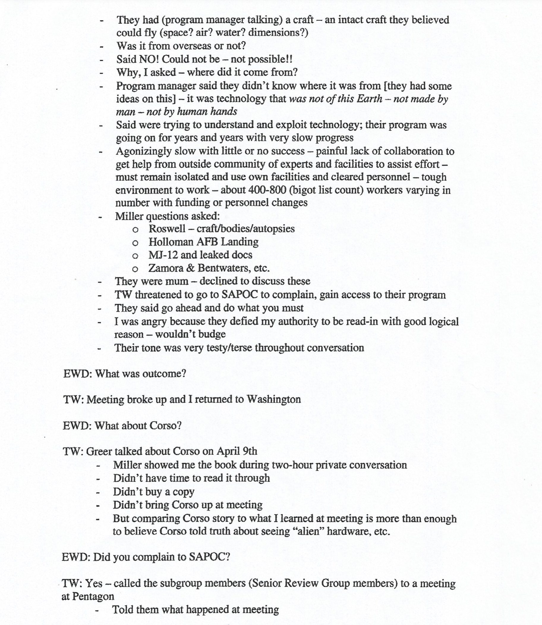 The Wilson-Davis Memo Transcript - Page 13