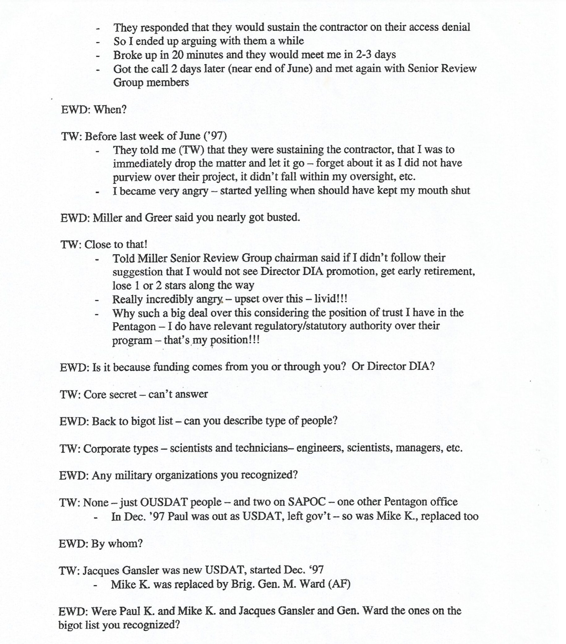 The Wilson-Davis Memo Transcript - Page 14