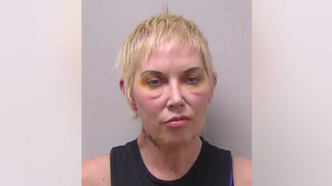 kim mathers mugshot