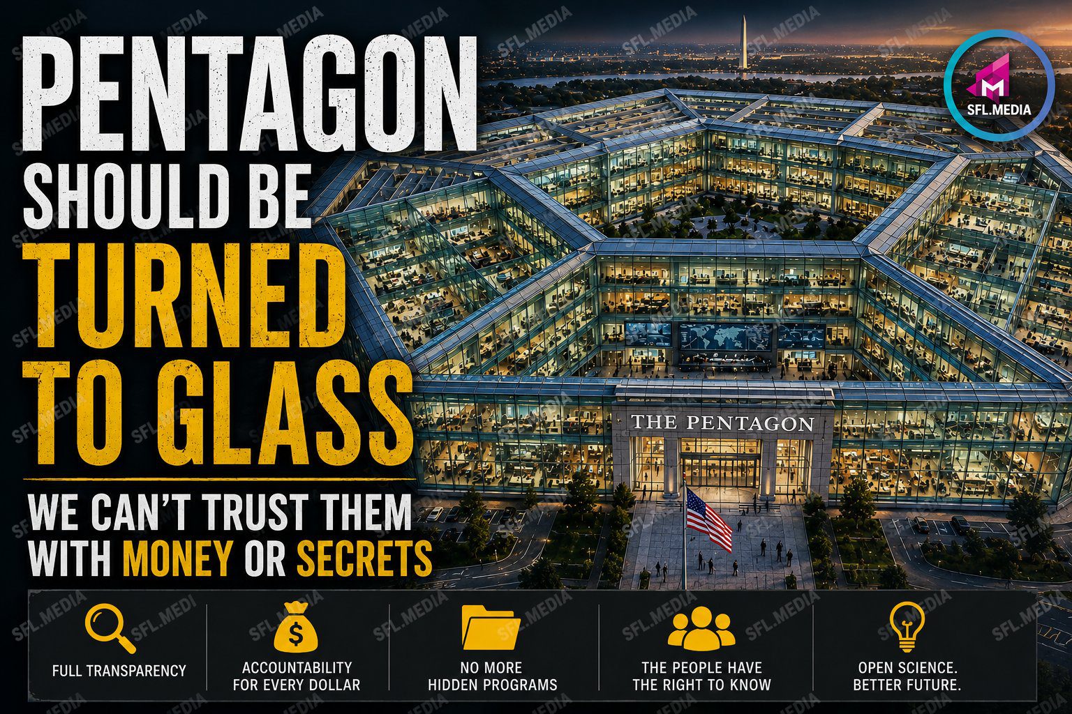 Pentagon Should Be Turned To Glass