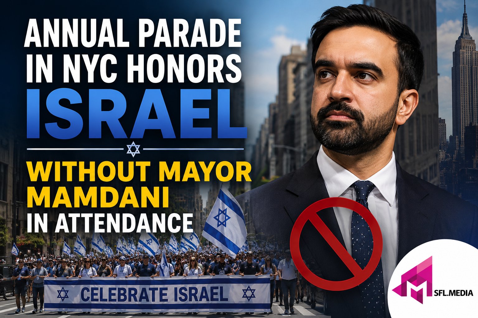 NYC Israel Parade Without Mayor Mamdani