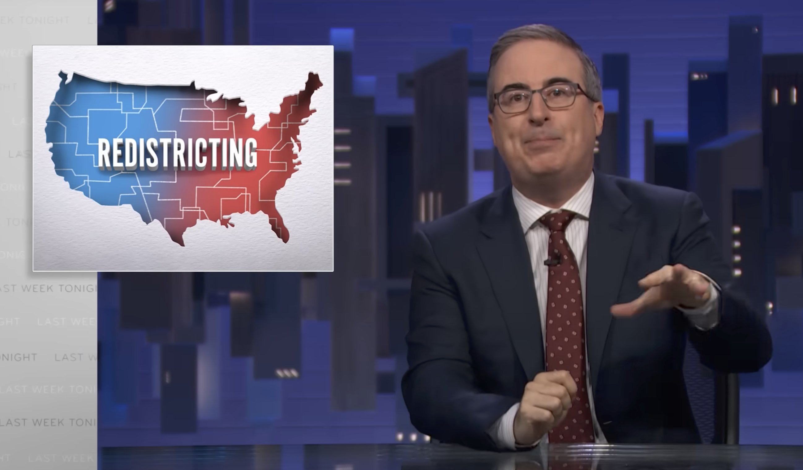 John Oliver on Redistricting