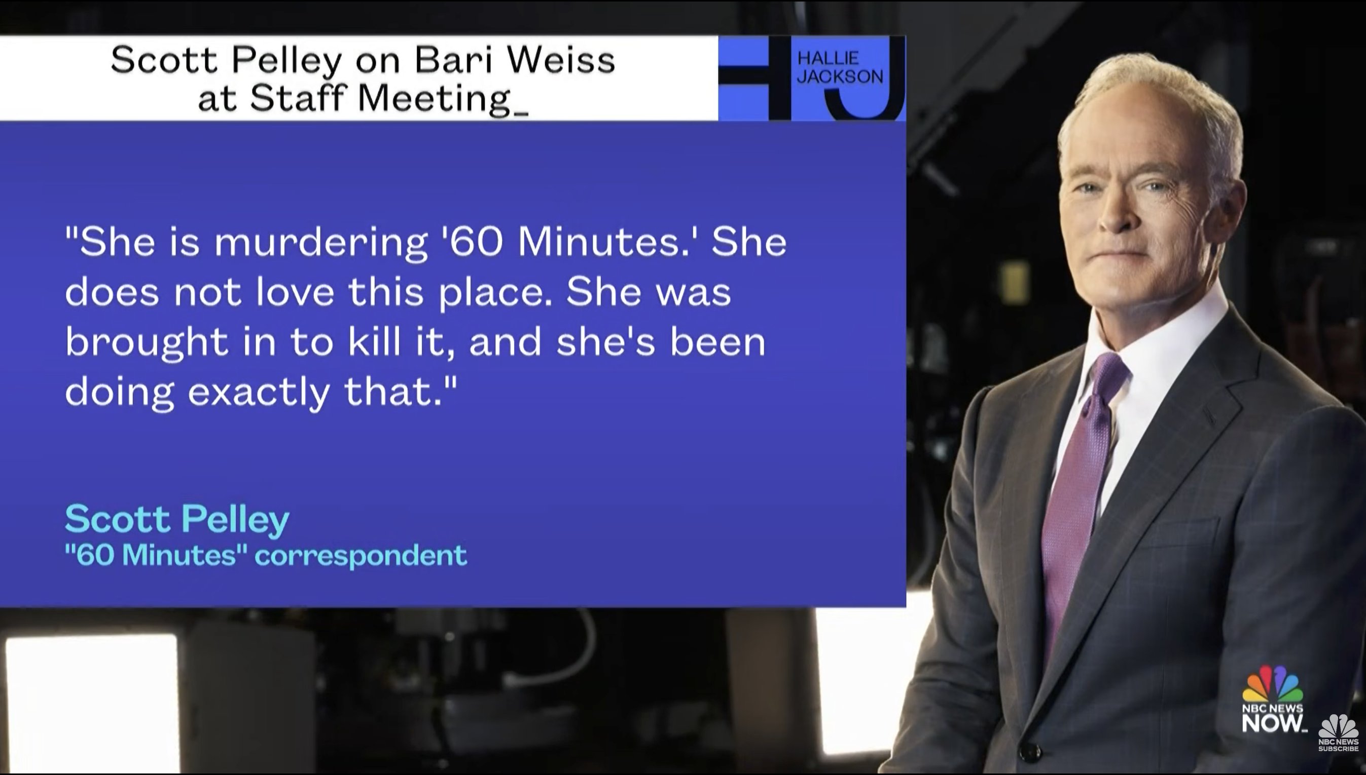 Bari Weiss and Scott Pelley