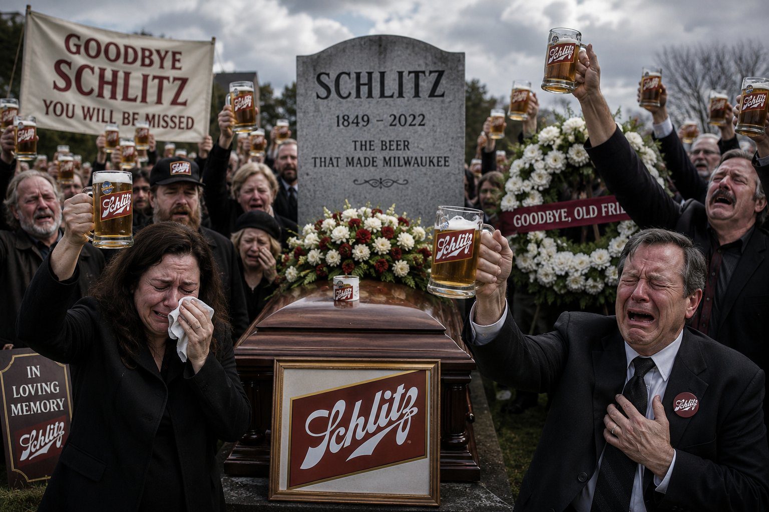 schlitz beer photo