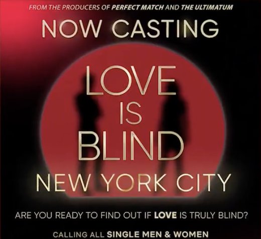 Love is blind NYC Casting