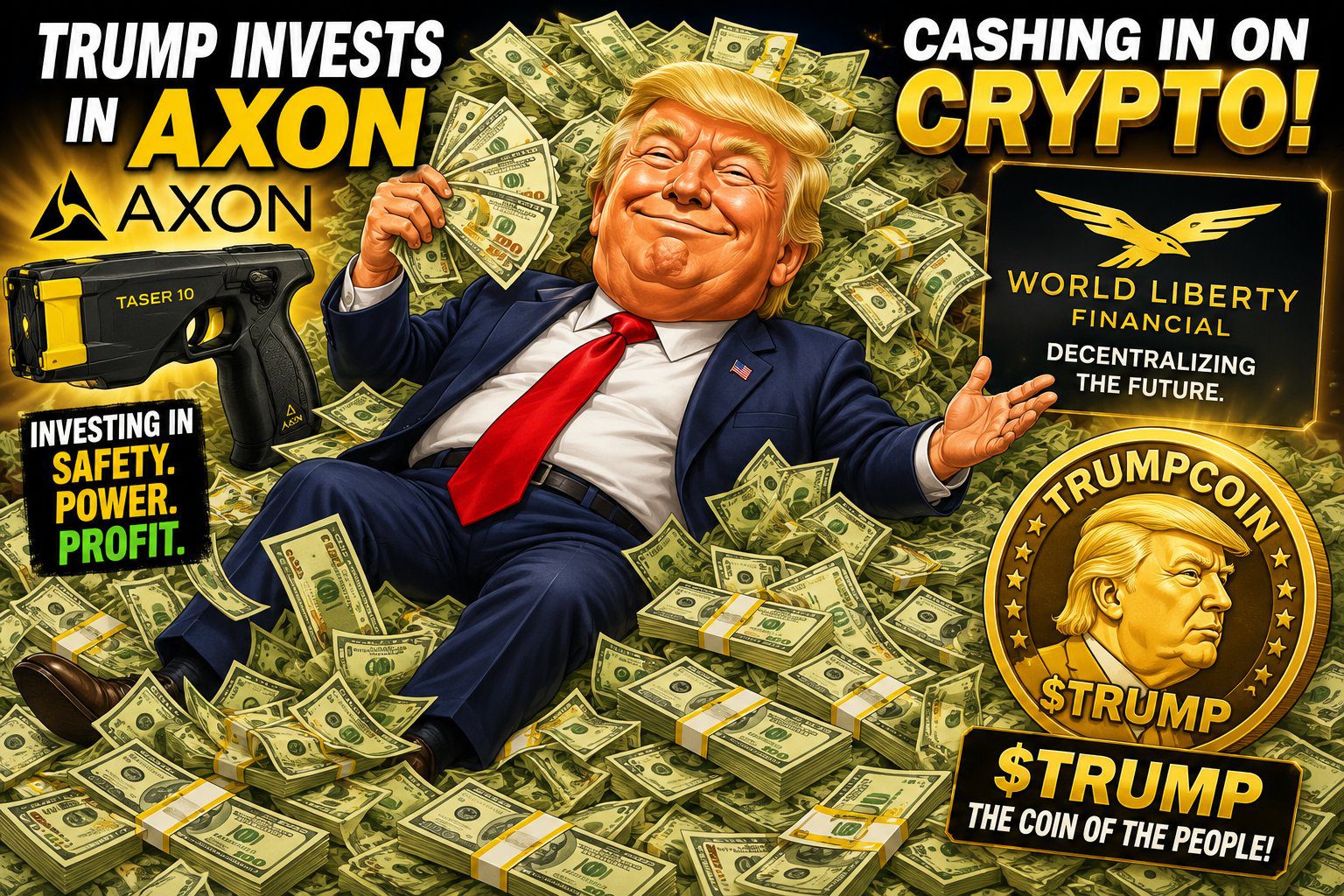 trump cash photo