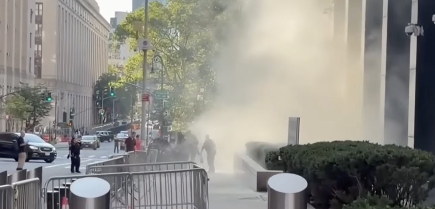 explosion in downtown Manhattan
