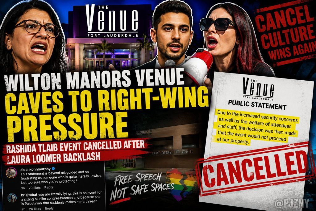 The Venue Fort Lauderdale and Rashida Tlaib