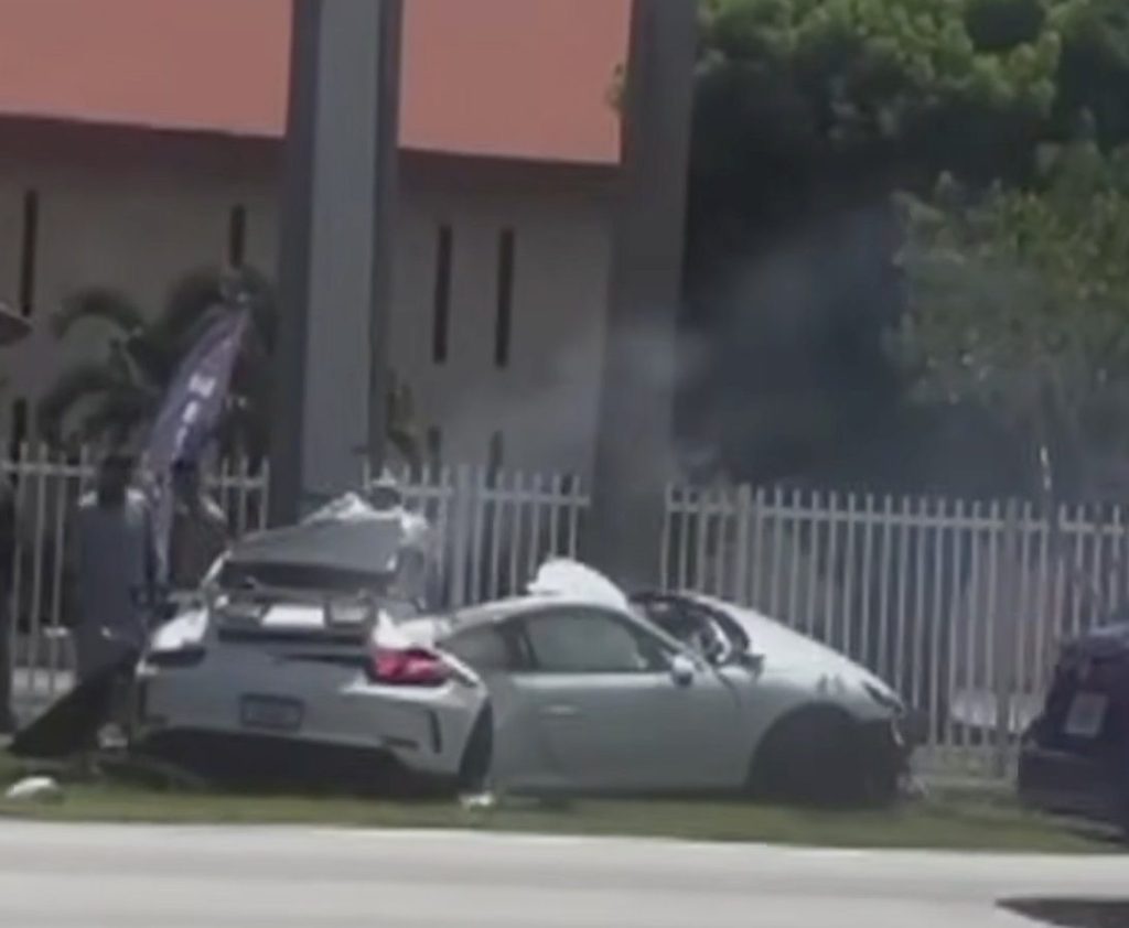 Porsche Car Crash