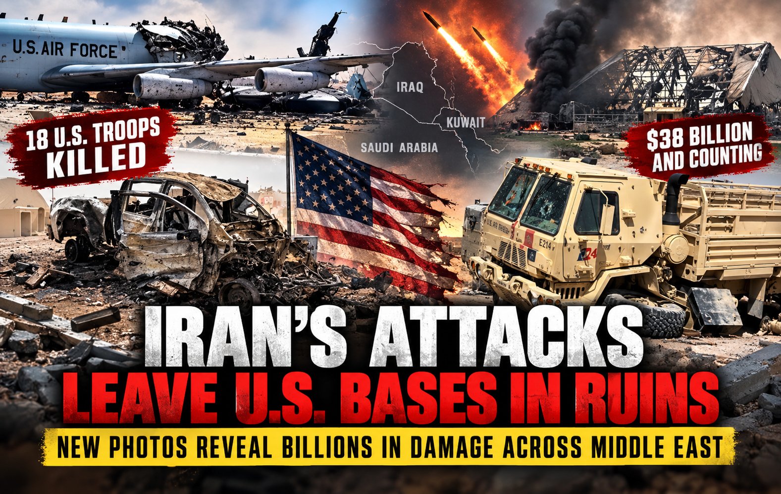 US Bases hit by Iran