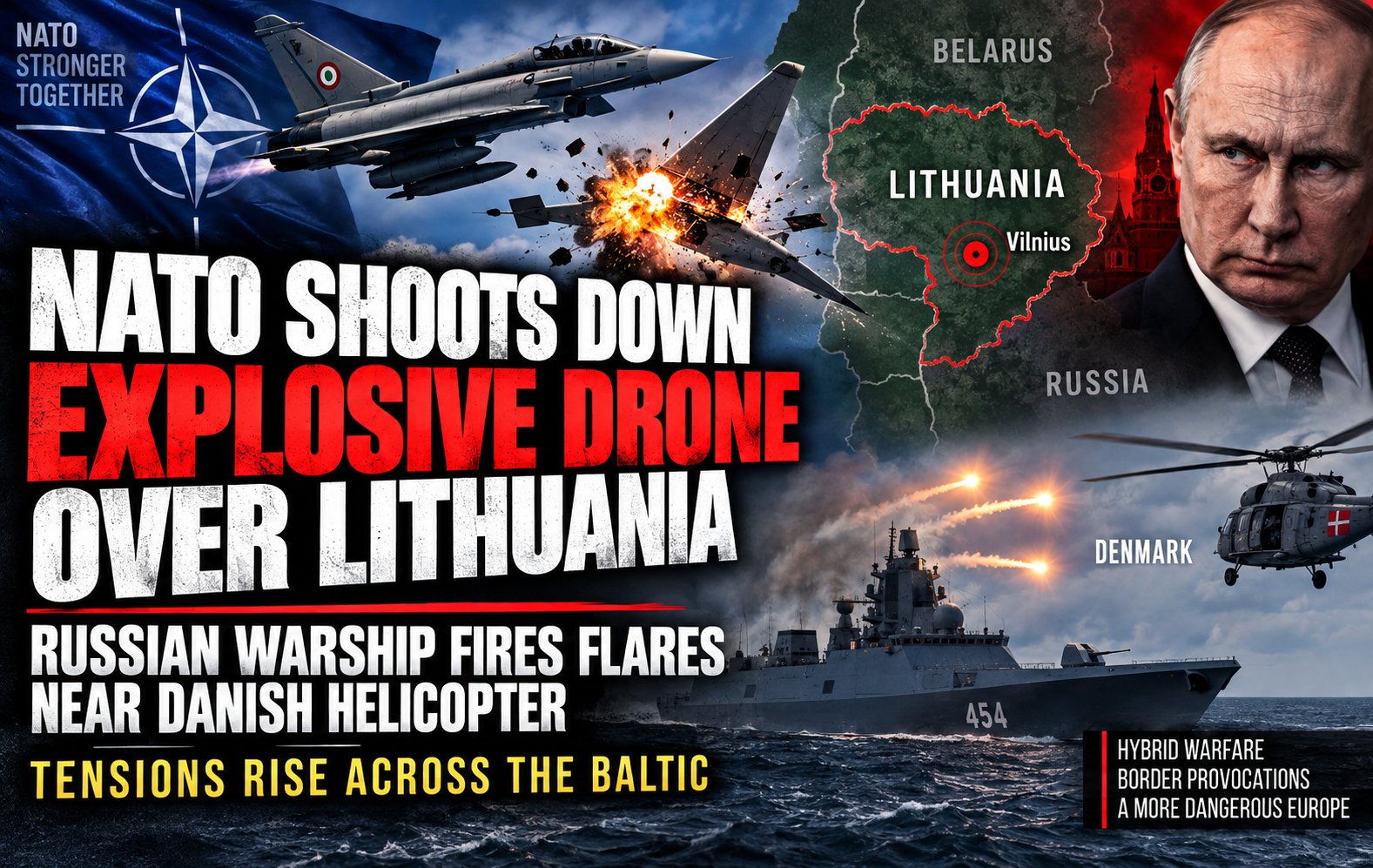 Russian Drone in Lithuania