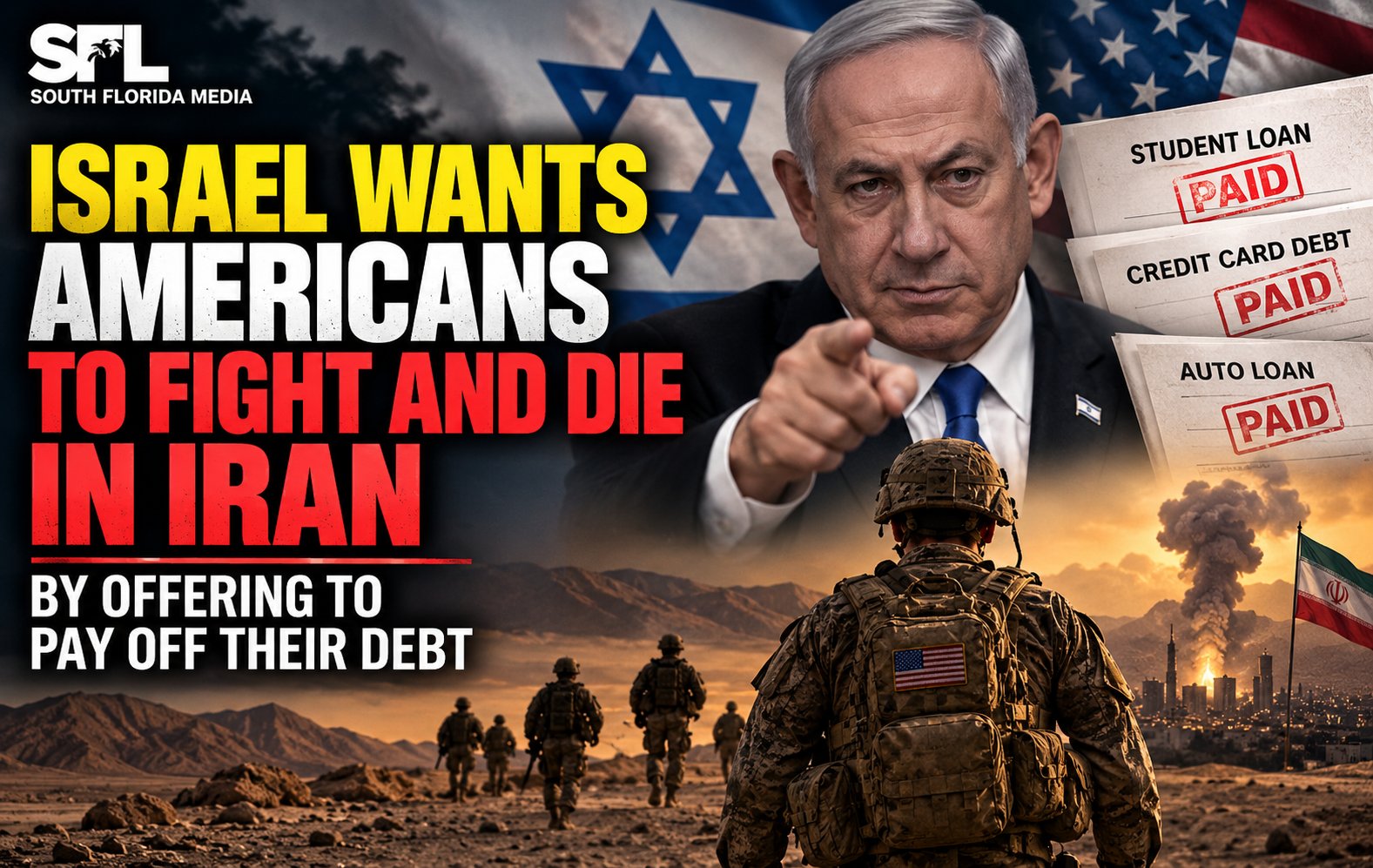 Israel Wants you to Fight for them in Iran