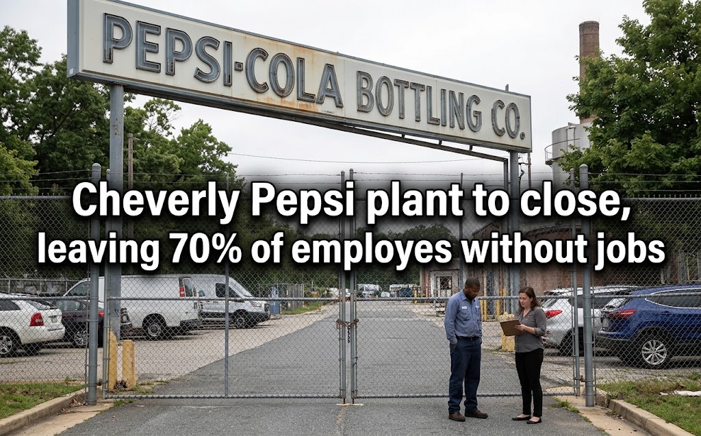 Cheverly Pepsi plant to close