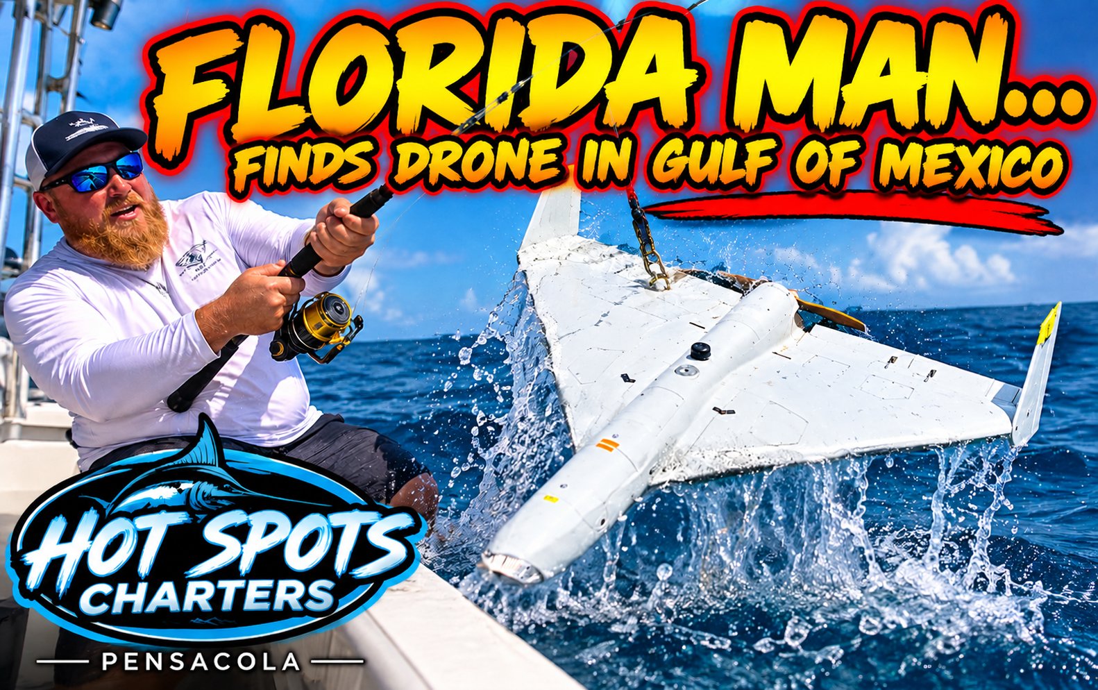 drone fishing photo