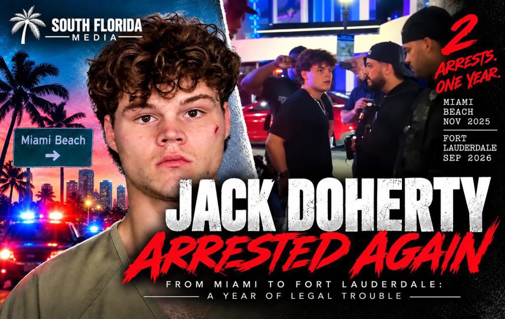 Jack Doherty arrested in Fort Lauderdale