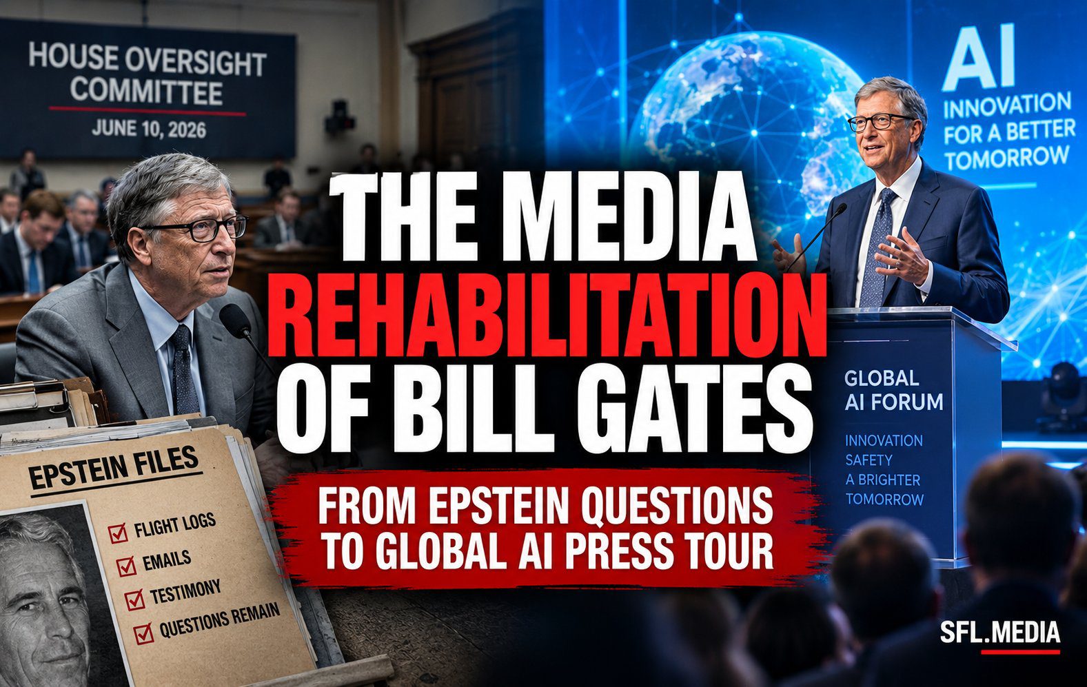Bill Gates Clean his identity tour