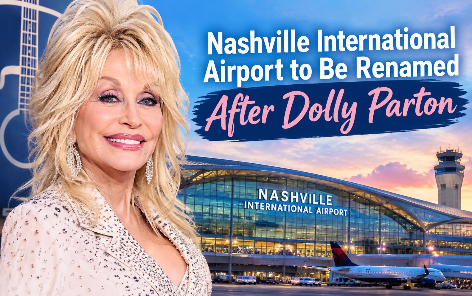 Nashville airport Dolly Parton