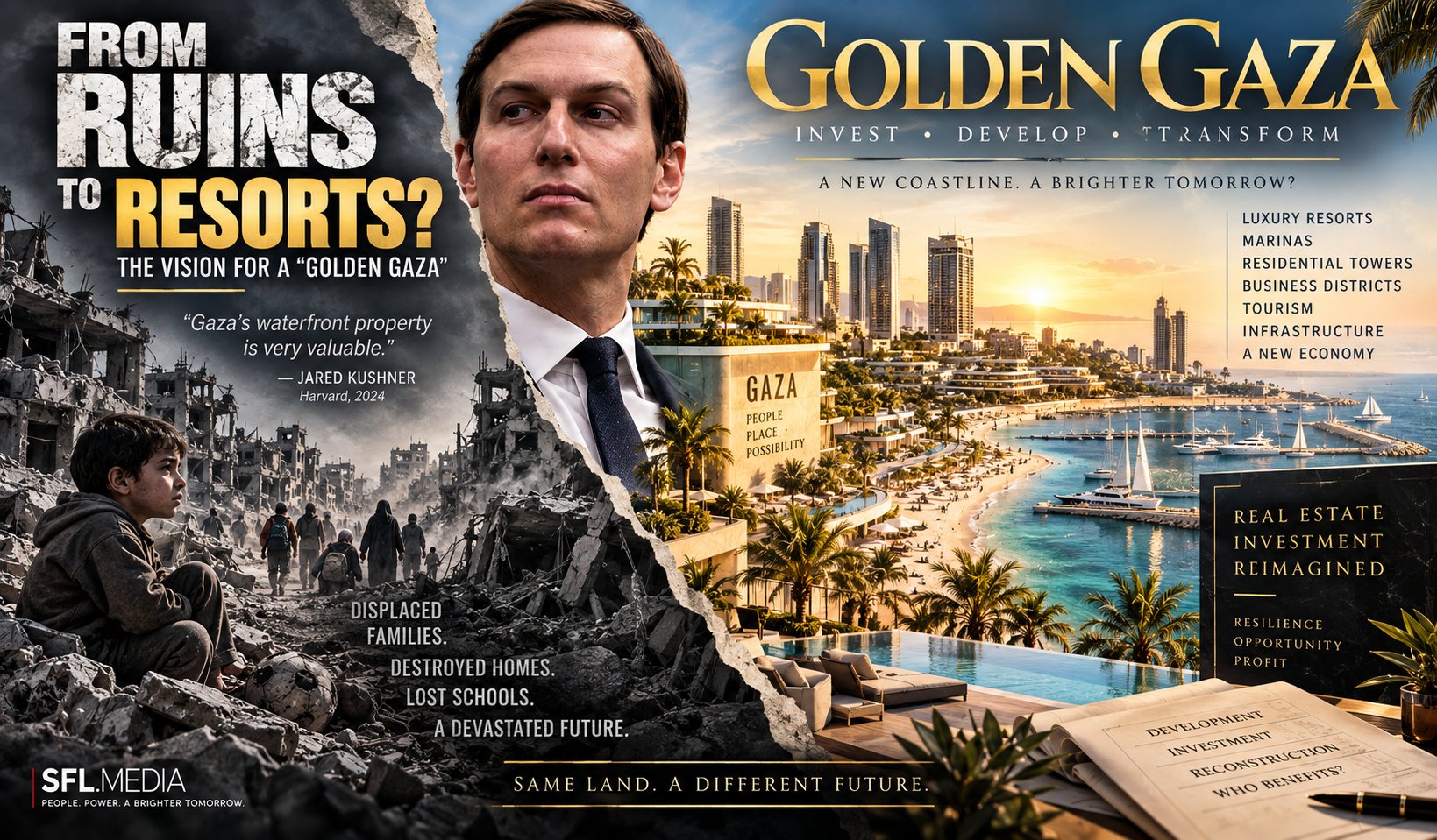Gaza and Jared Kushner Gaza and Jared Kushner