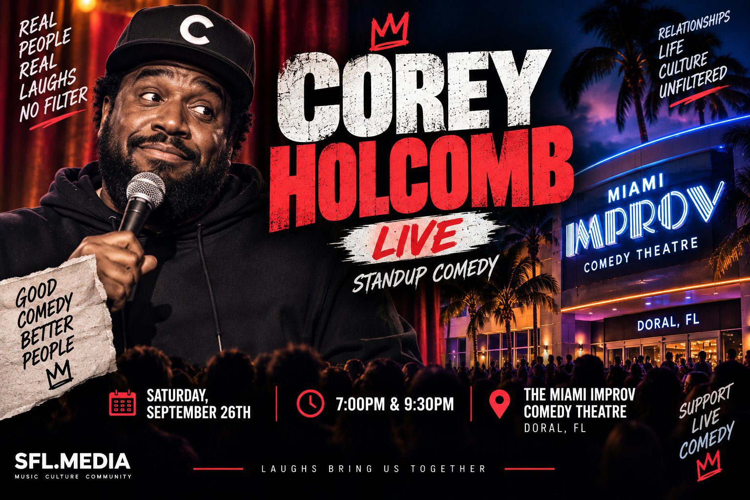 Corey Holcomb Live