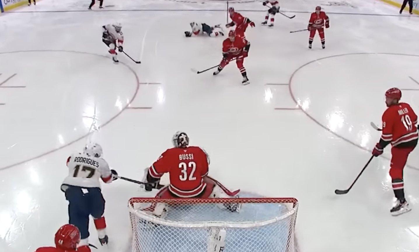 panthers hurricanes hockey