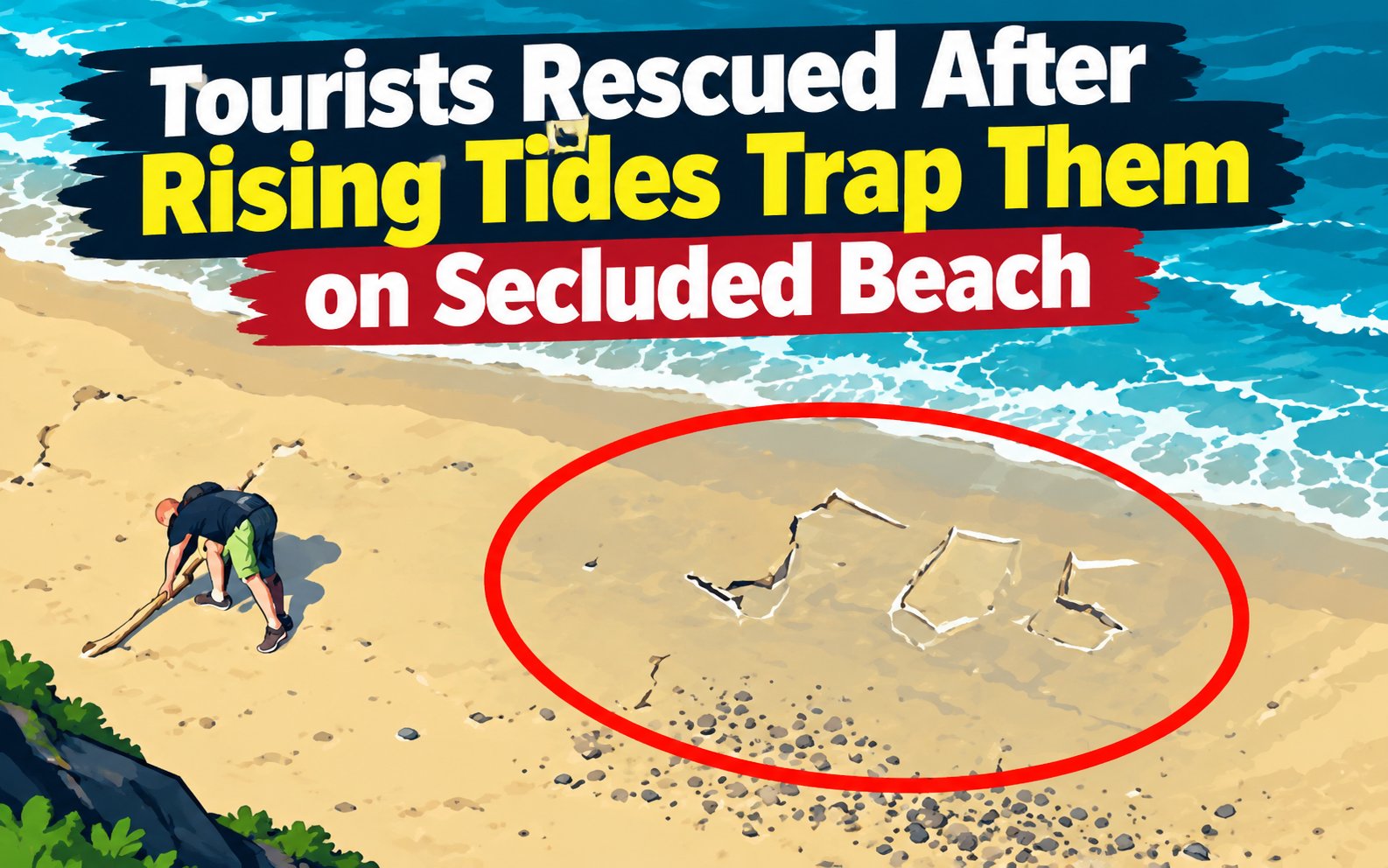 Tourists Rescued