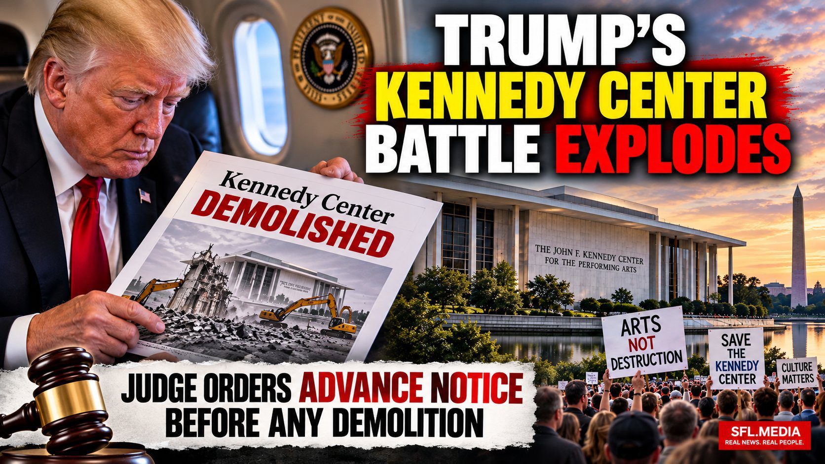 Trump kennedy center demolition