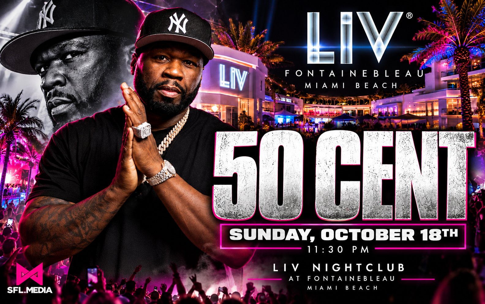 50 Cent at LIV Miami Beach 50 Cent at LIV Miami Beach
