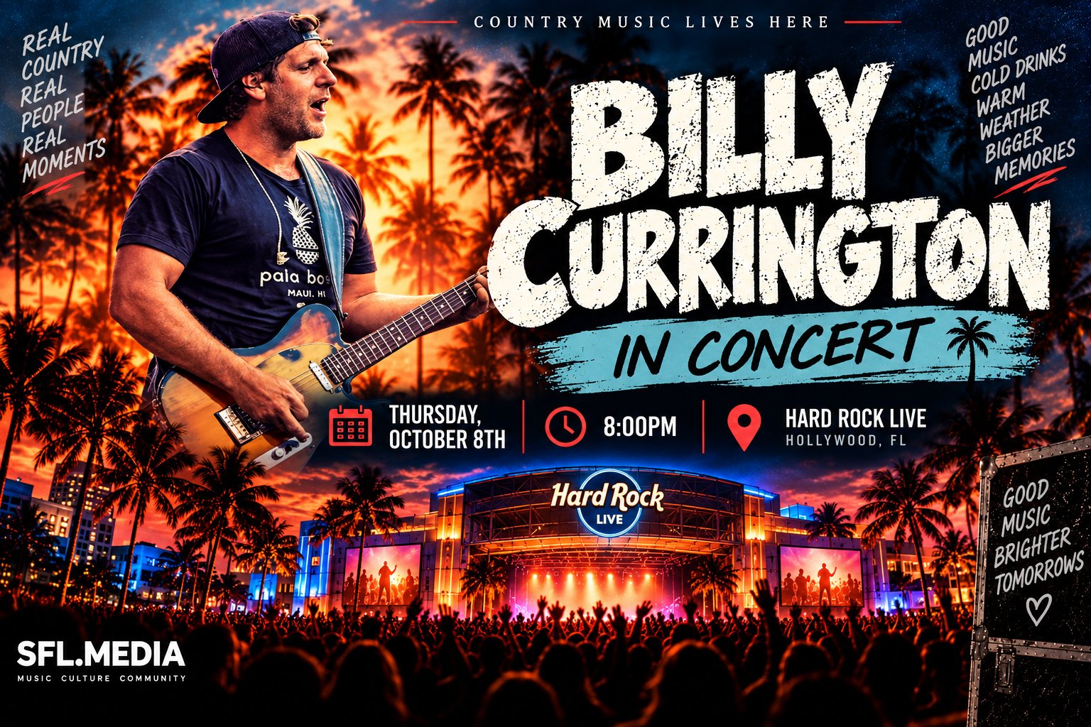 Billy Currington Under Palm Sunset Billy Currington Under Palm Sunset