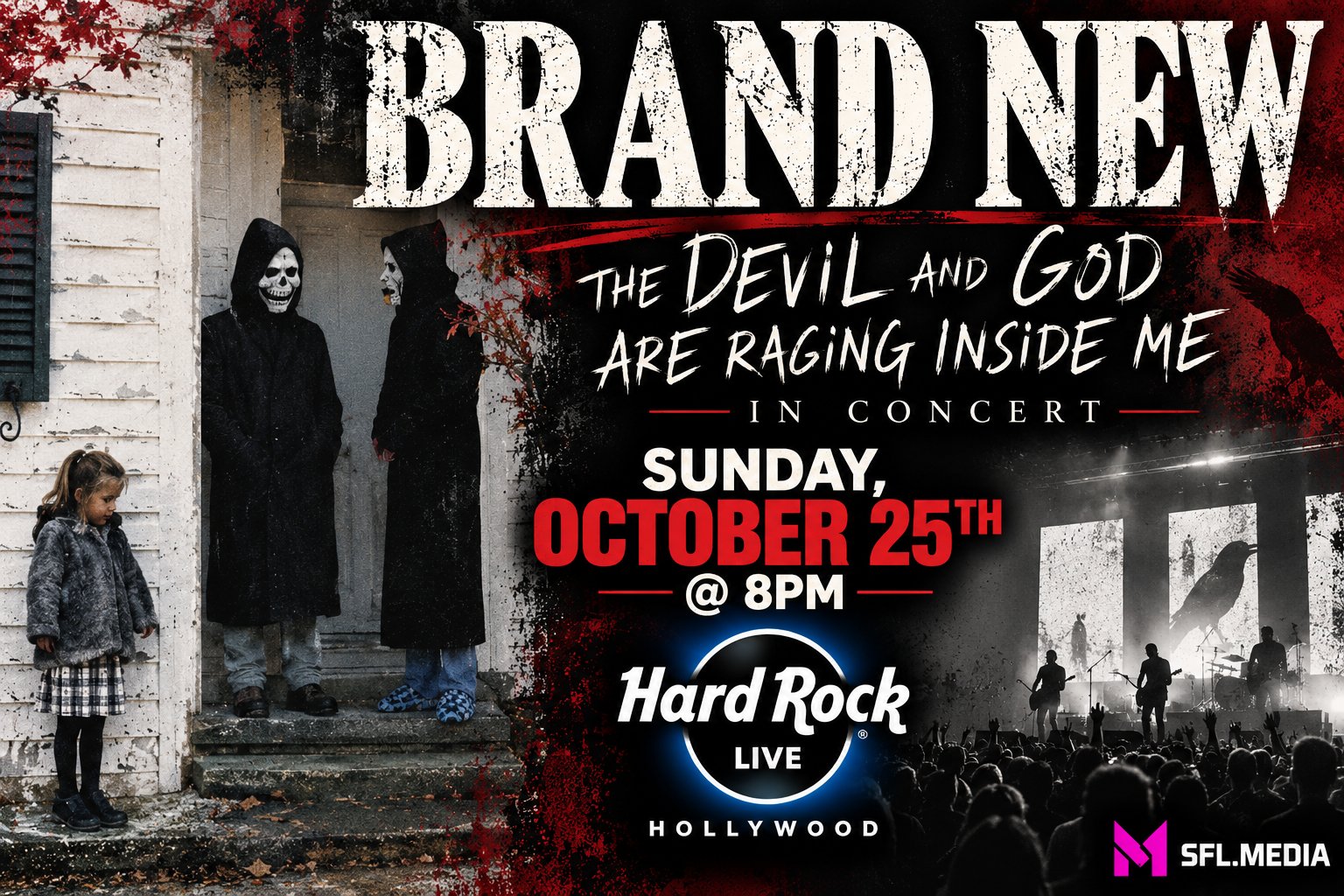 Brand New Grunge Concert Poster