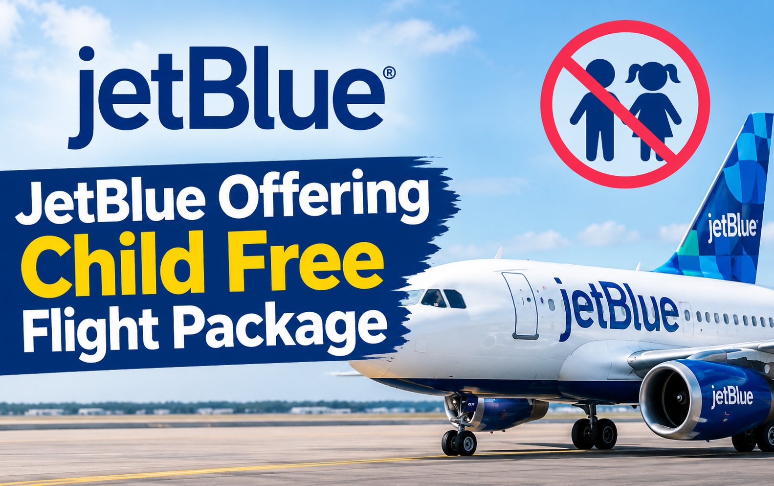 JetBlue Child Free Flights