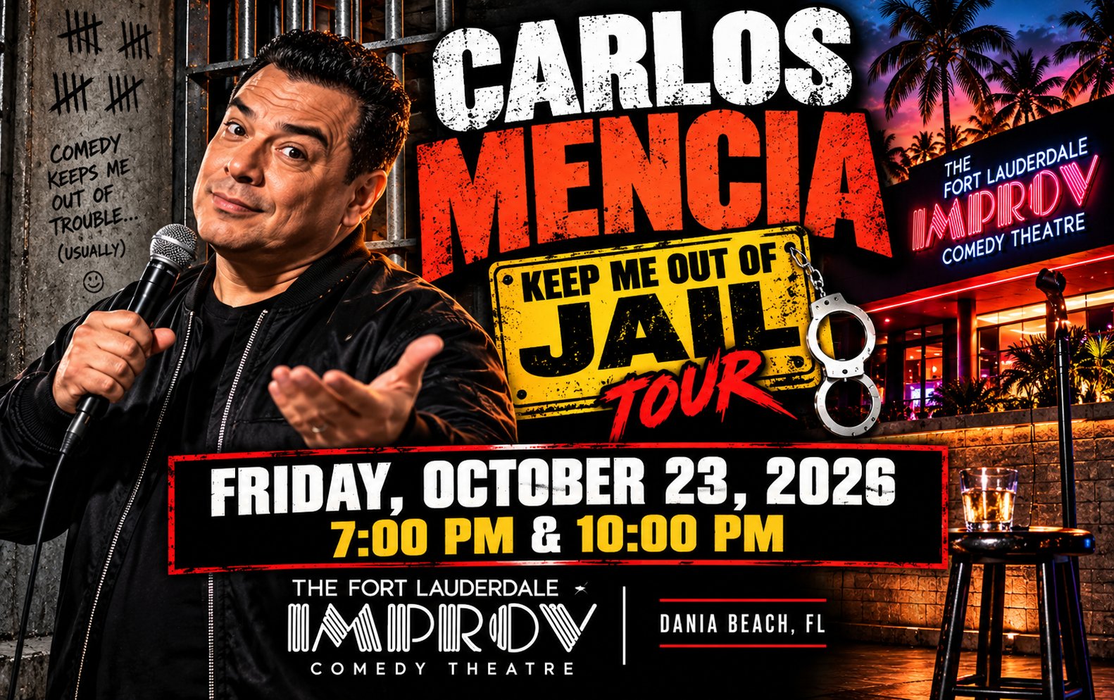Carlos Mencia’s Keep Me Out of Jail Tour