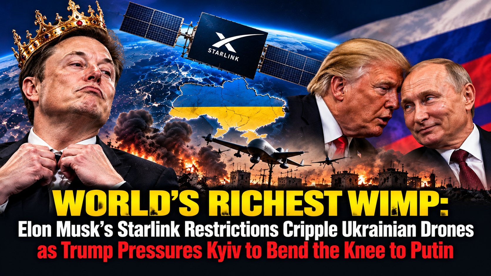 Geopolitical Clash Starlink and Ukraine