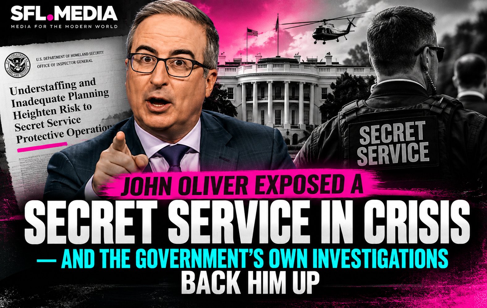 John Oliver Exposes Secret Service Crisis