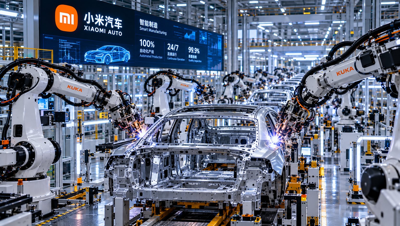 Lights Out Automotive Assembly Line Lights Out Automotive Assembly Line