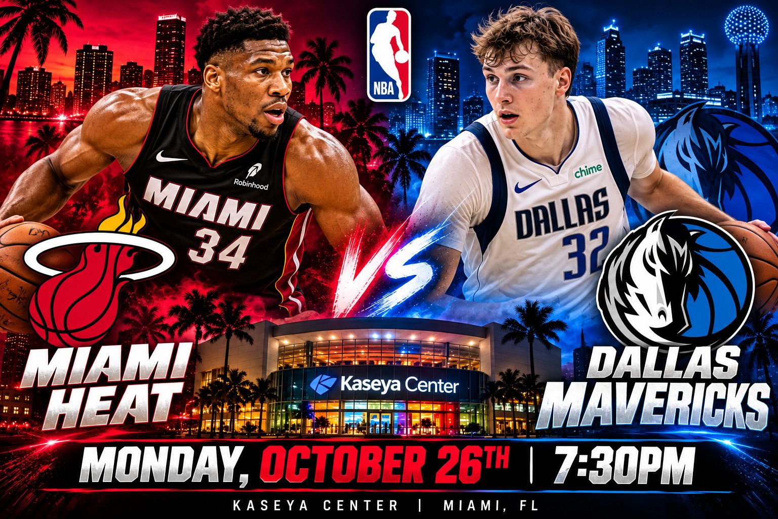 Miami Heat vs Dallas Mavericks Showdown