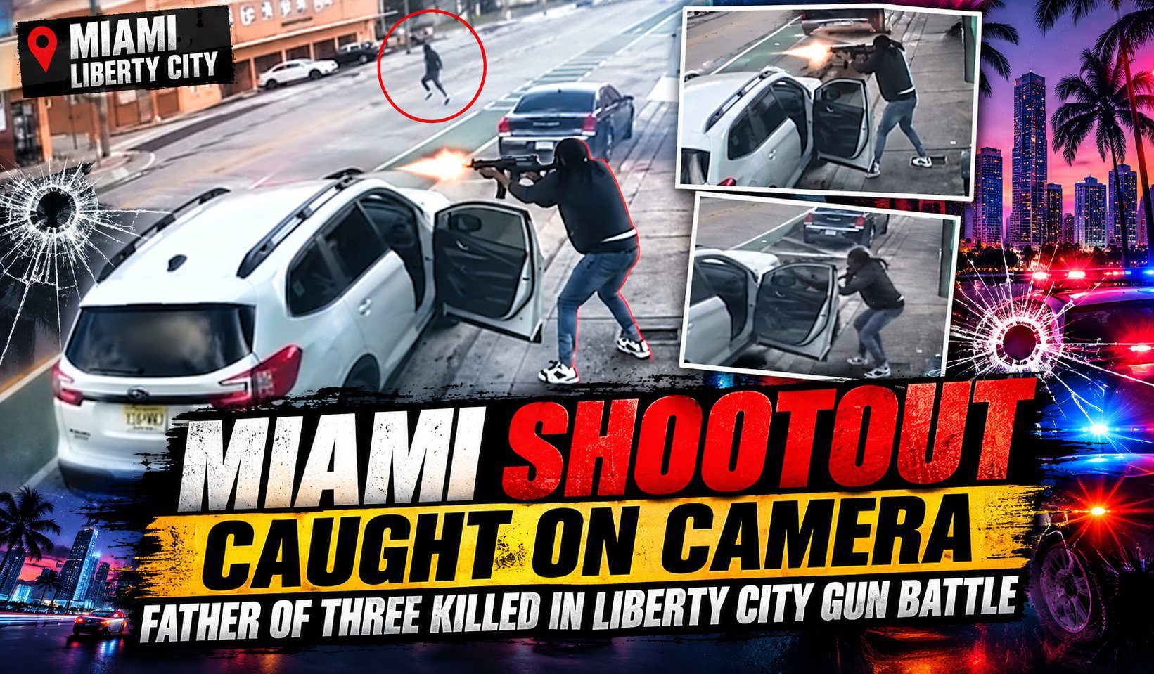 Miami Shootout Caught on Camera