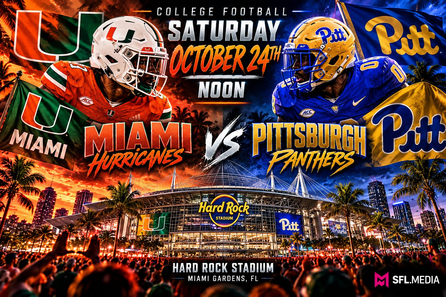Miami vs Pittsburgh College Football Showdown
