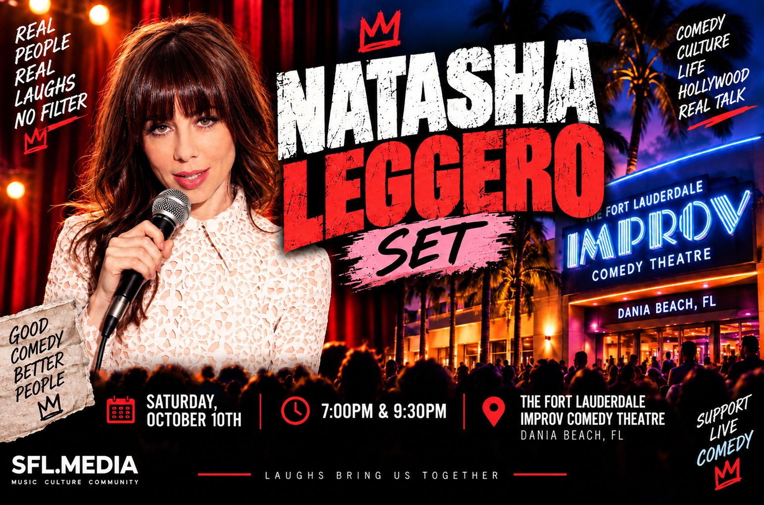Natasha Leggero Live Comedy Poster Natasha Leggero Live Comedy Poster