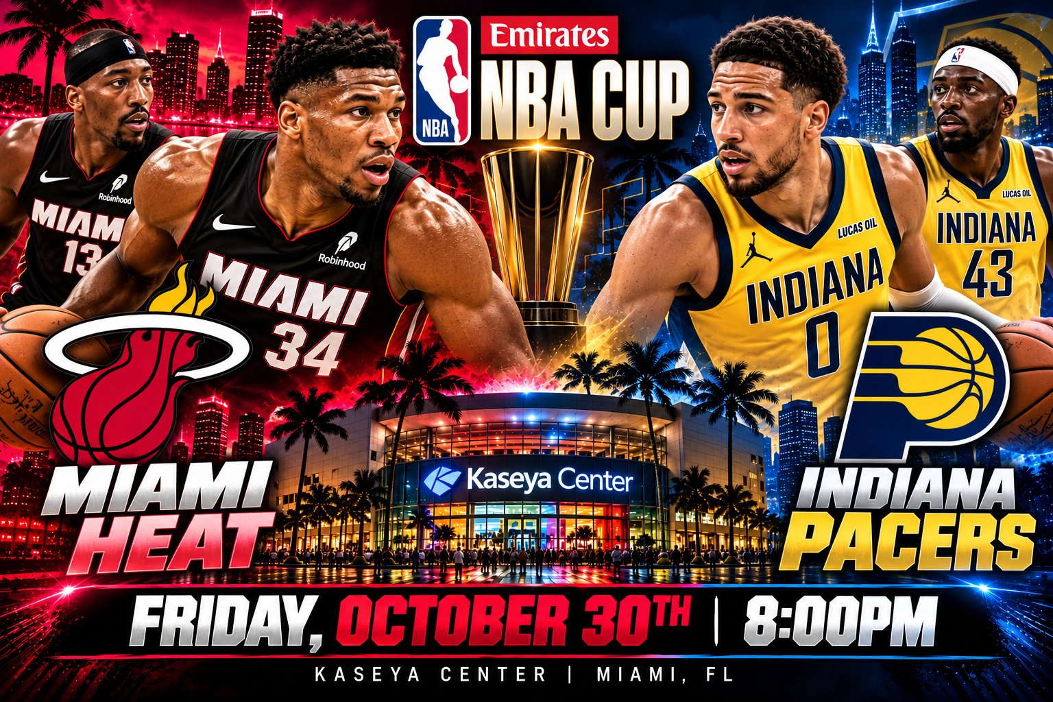 NBA Cup Miami Heat vs Indiana Pacers