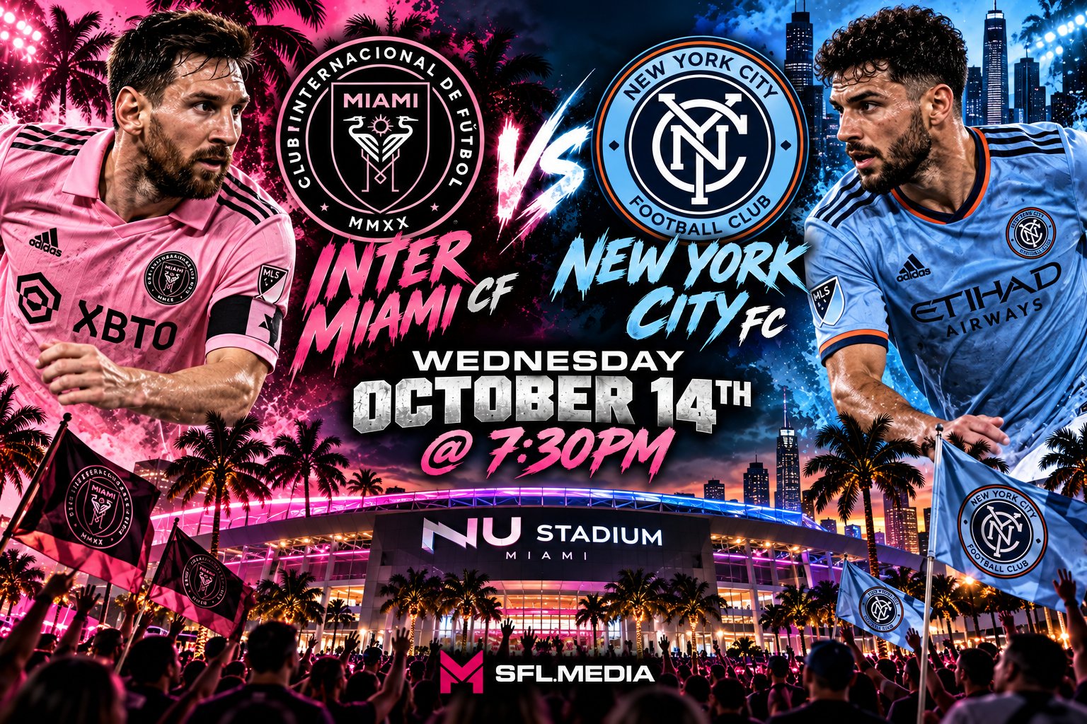 Neon Miami vs NYC Soccer Showdown